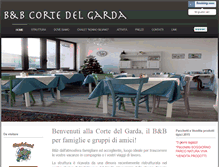 Tablet Screenshot of cortedelgarda.com